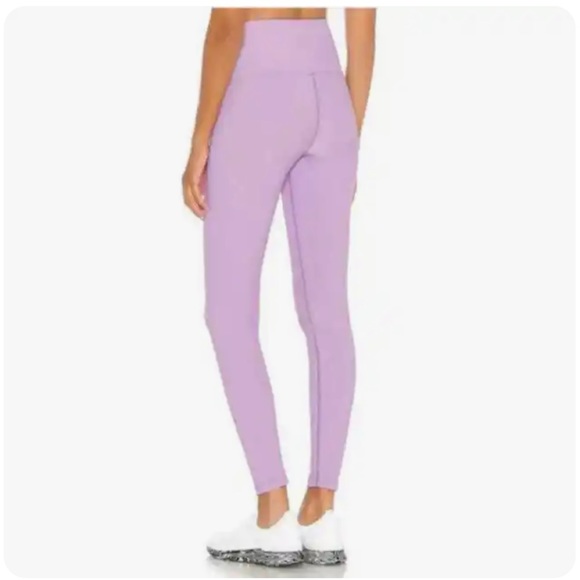 Beach Riot Sport Ayla Ribbed Leggings in Lavender - Picture 2 of 6